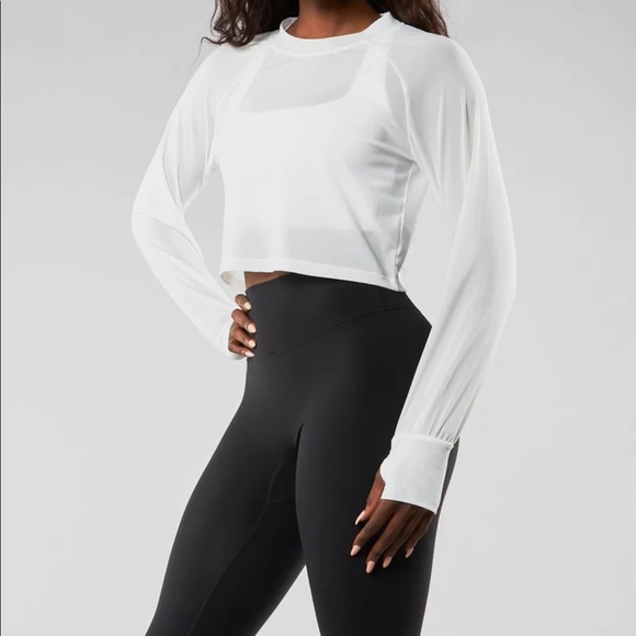 XS NWT Buffbunny crystal clear top in white - Picture 3 of 6